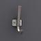 National Hardware National Hardware Powell Medium Satin Nickel Silver Aluminum 4-15/16 in. L Angled Hook 60 lb 1 pk N337-913 - alternate 3